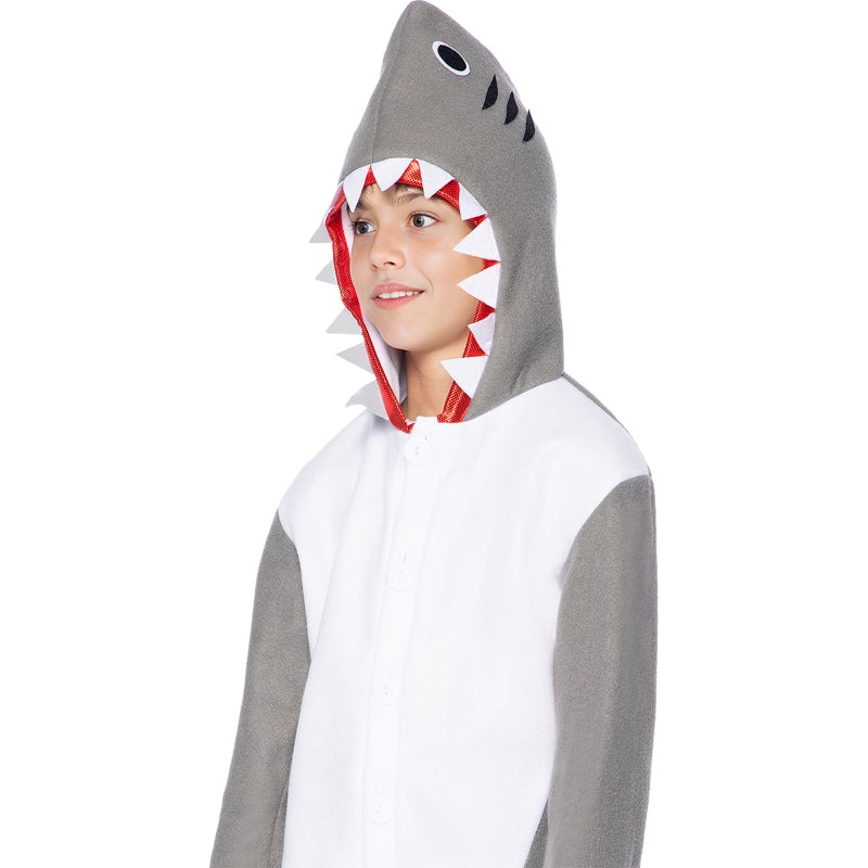 Disfraz de Tiburón Onesie infantil Detalle