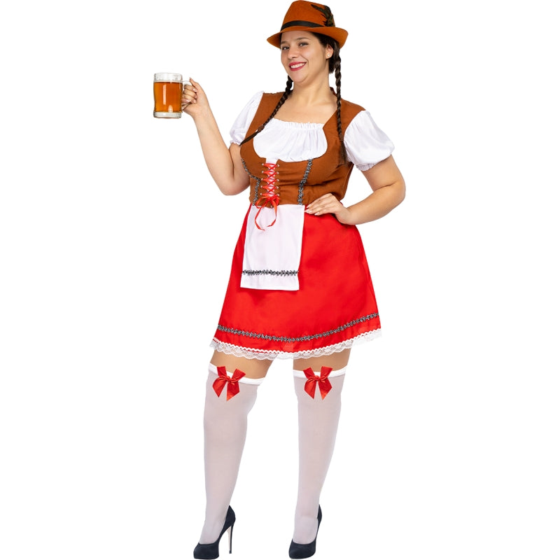 Disfraz de Tirolesa Clásica para mujer Talla Grande