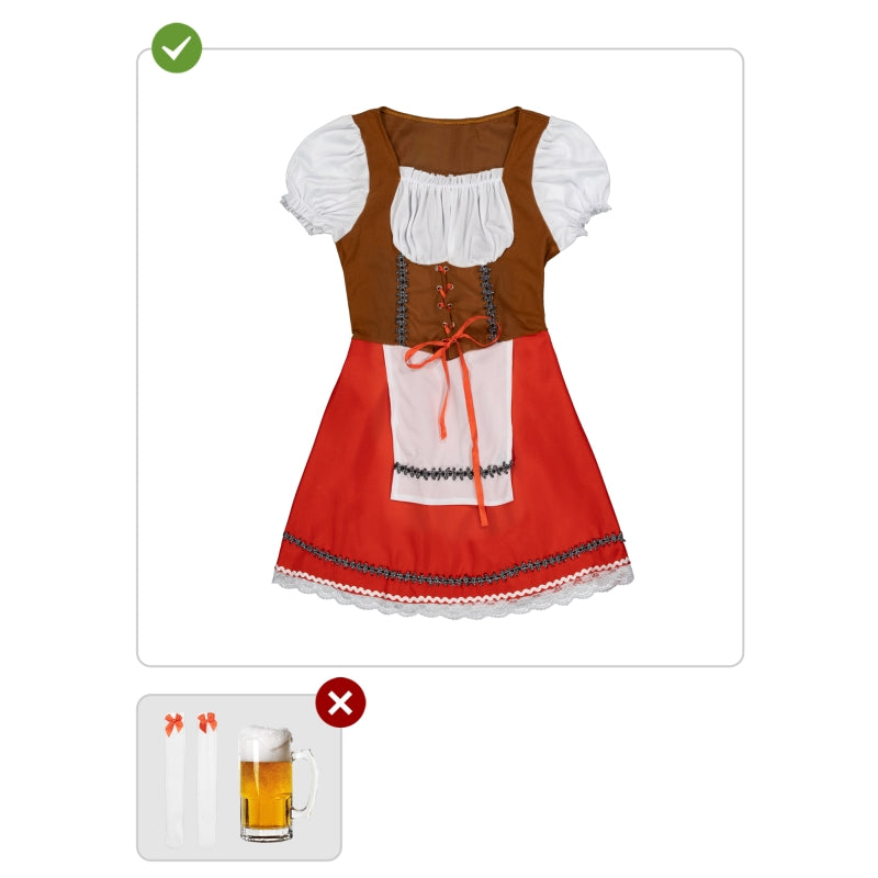 Disfraz de Tirolesa Clásica para mujer Contenido