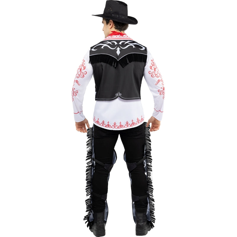Disfraz de Vaquero Rodeo Arizona adulto unisex Espalda