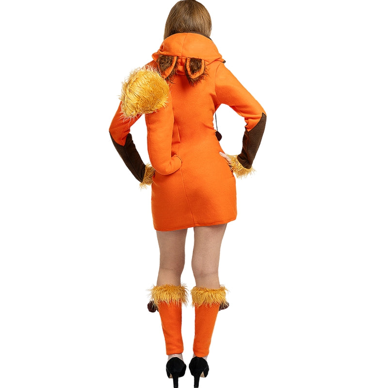 Disfraz de Zorro para mujer Espalda