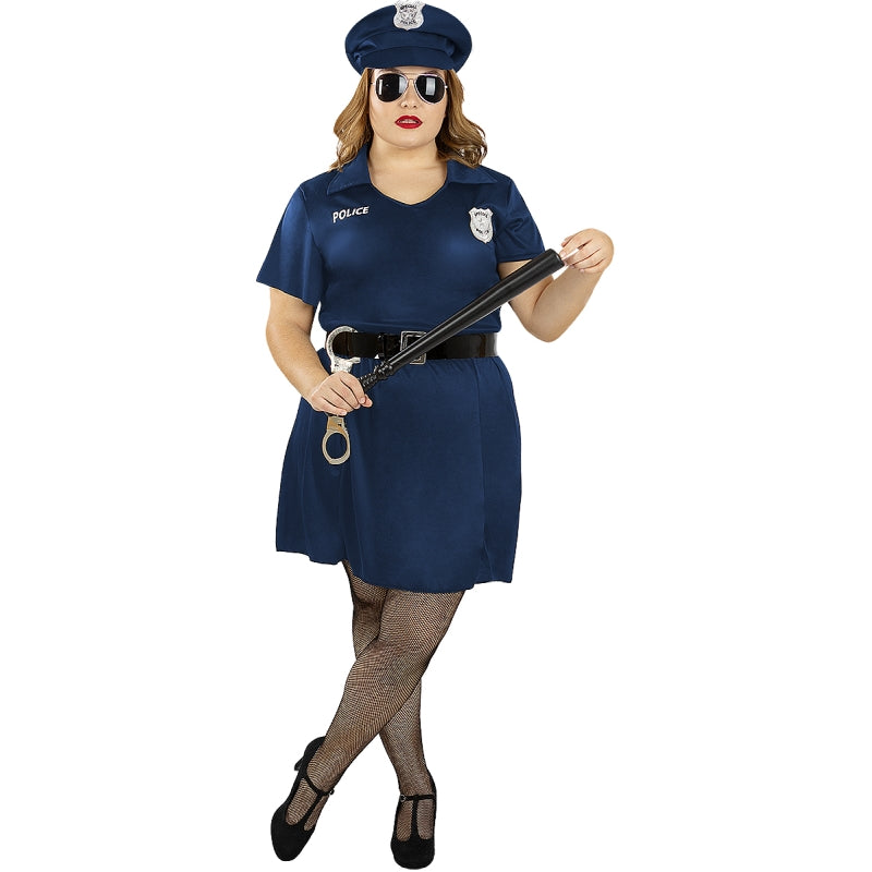 Disfraz de Oficial de Policía para mujer Talla Grande