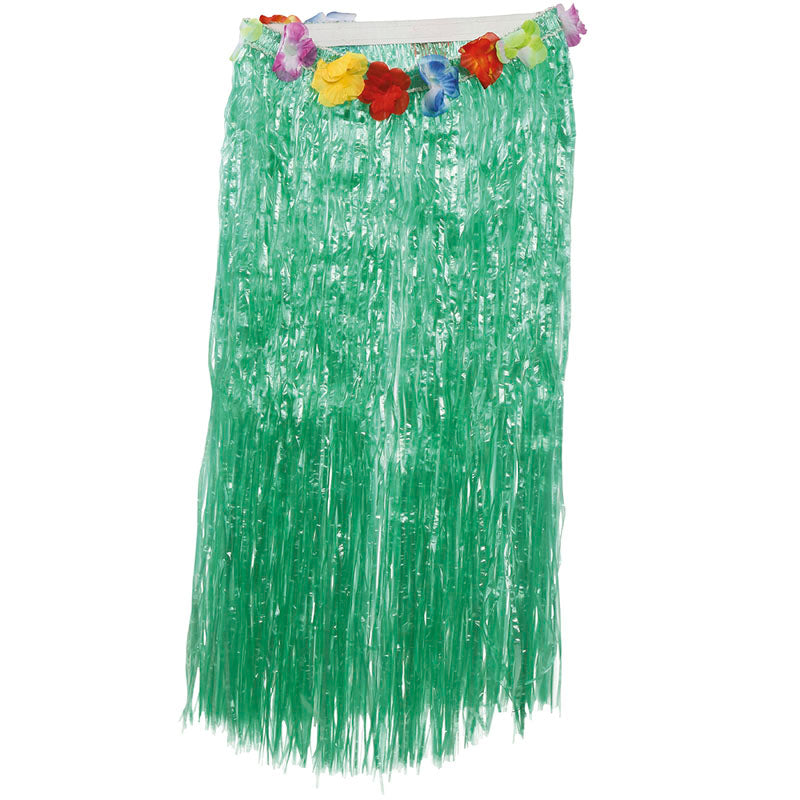 Falda Hawaiana larga verde packaging