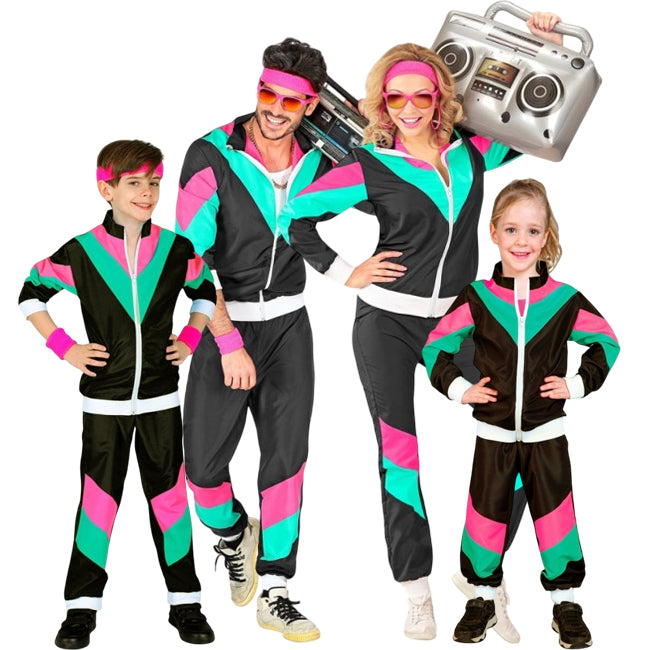 Grupo Chándal Retro Negro