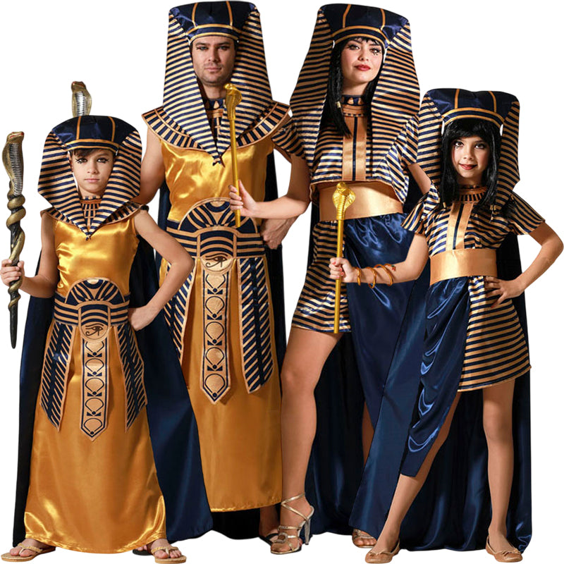 Disfraces Faraones Egipcios del Nilo para grupos y familias