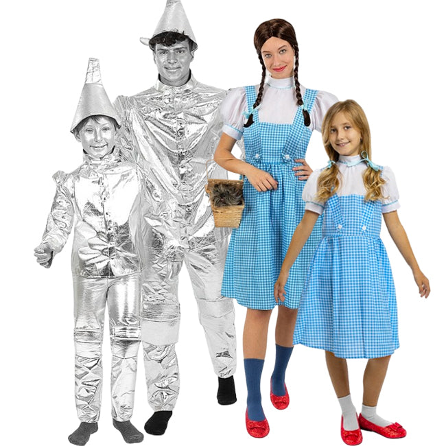 Grupo Hombre de Hojalata y Dorothy de El Mago de Oz