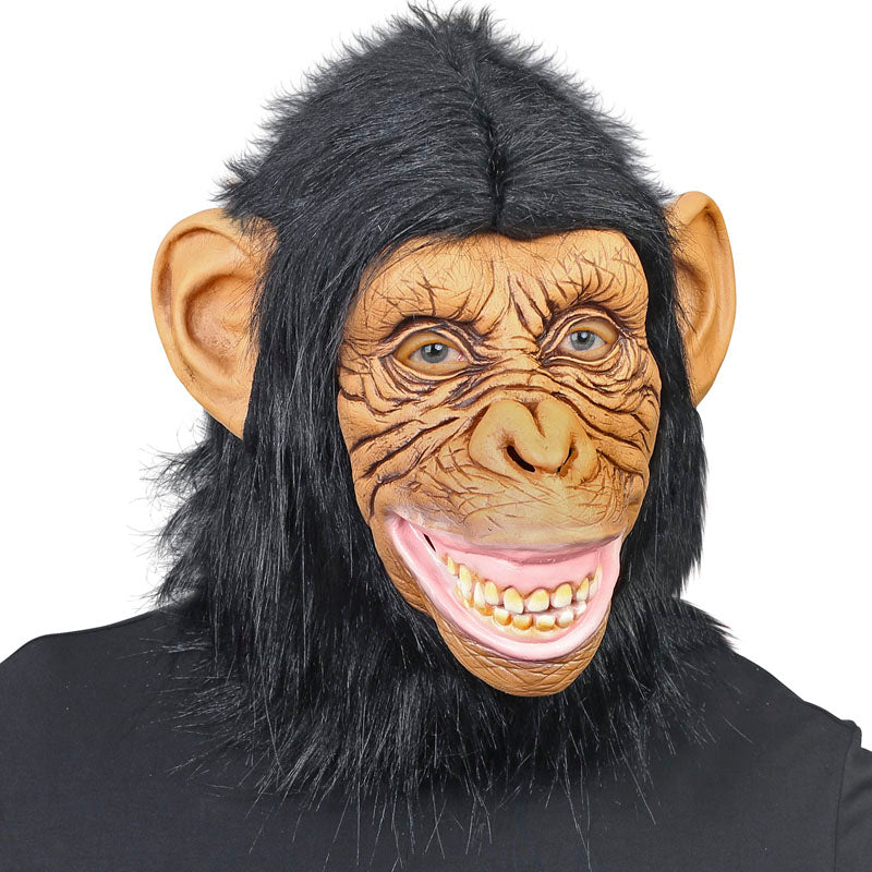 Máscara de Chimpancé con pelos