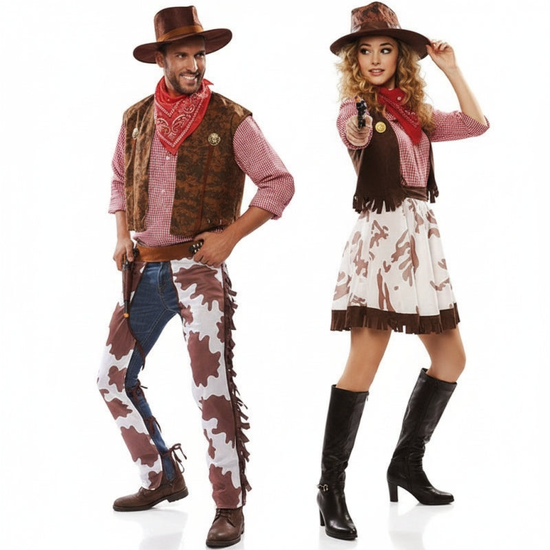 Pareja Vaqueros para adulto