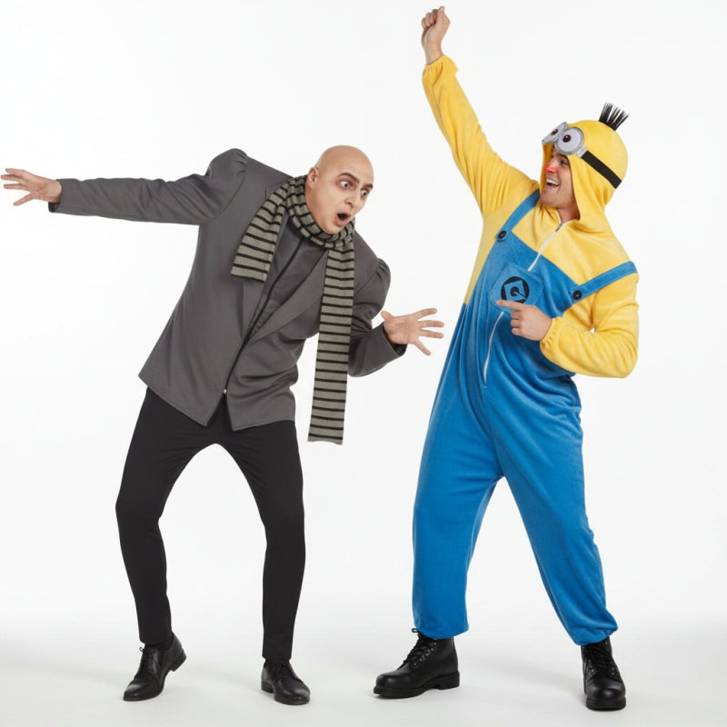 Pareja de Gru y Minion de Mi Villano Favorito