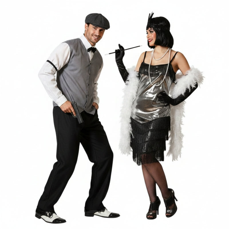 Pareja de Gánster y Cabaretera