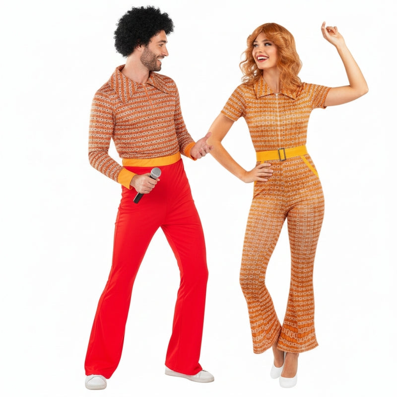 Pareja de Disco Dancer Años 70