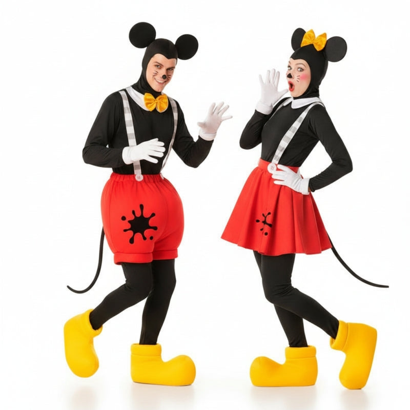 Pareja de Mickey y Minnie con parche