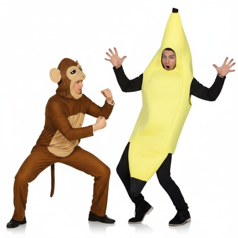 Pareja Mono y Plátano
