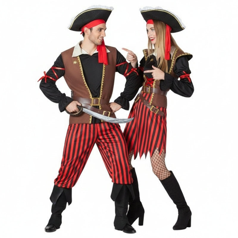 Pareja Capitanes Pirata