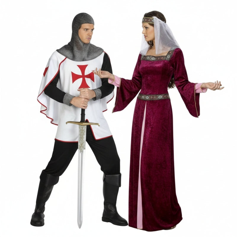Pareja de Cruzados Medievales