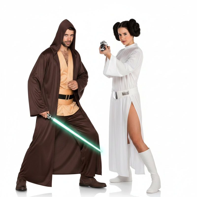 Pareja Qui-Gon Jinn y Princesa Leia
