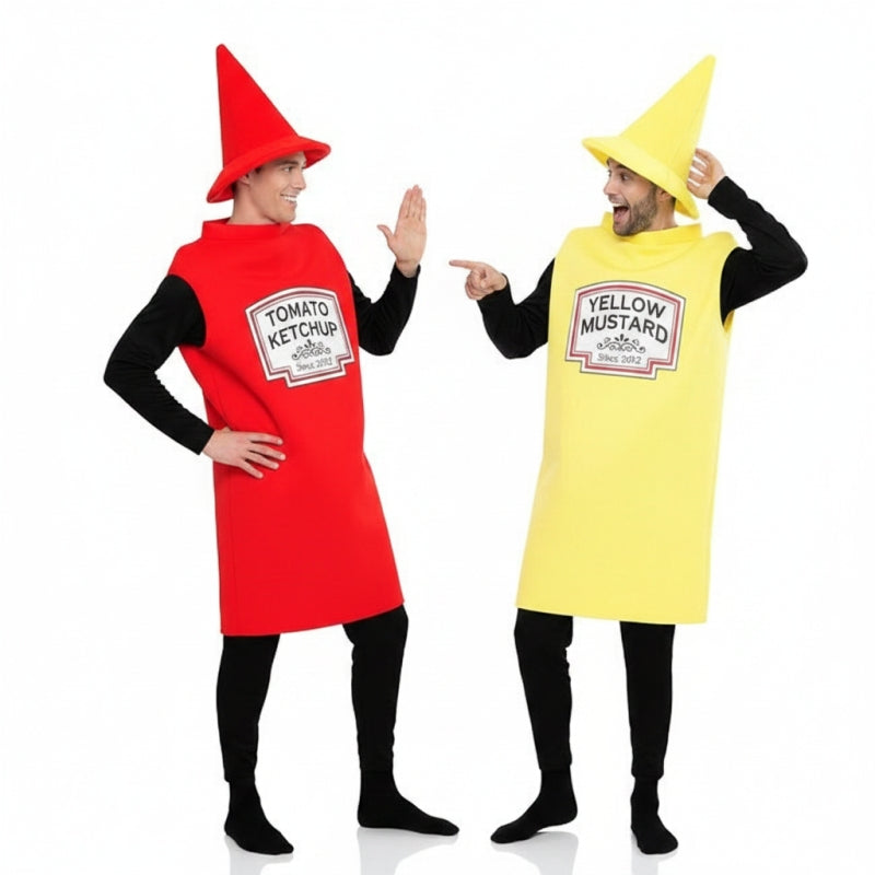 Pareja Ketchup y Mostaza