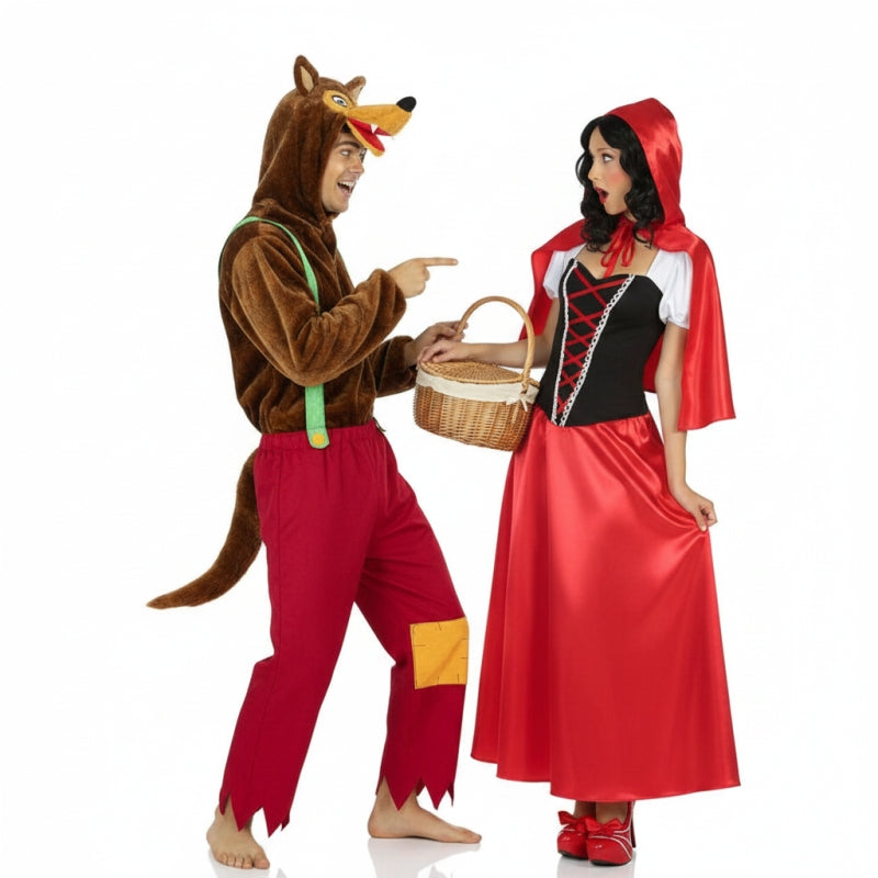 Pareja de Cuento Caperucita Roja