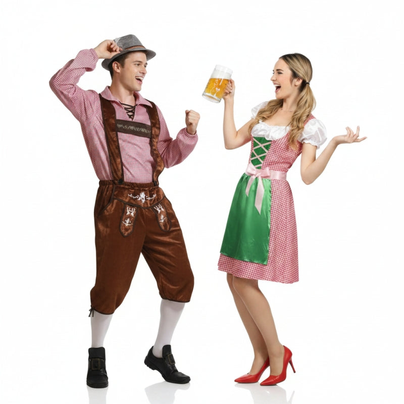Pareja de Alemanes Clásicos Oktoberfest