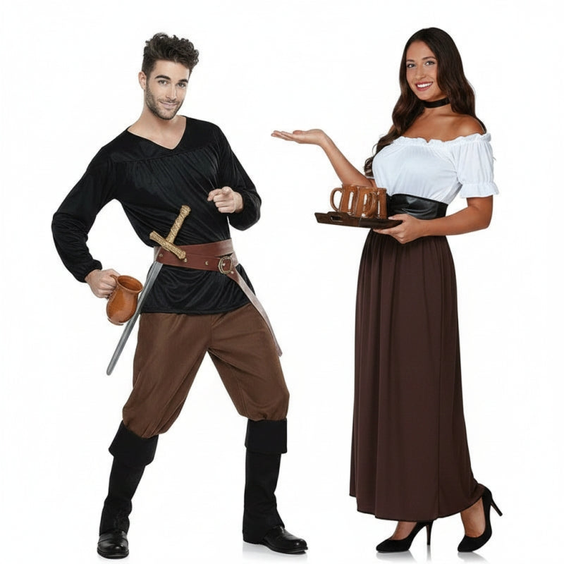 Pareja de Mesoneros Medievales