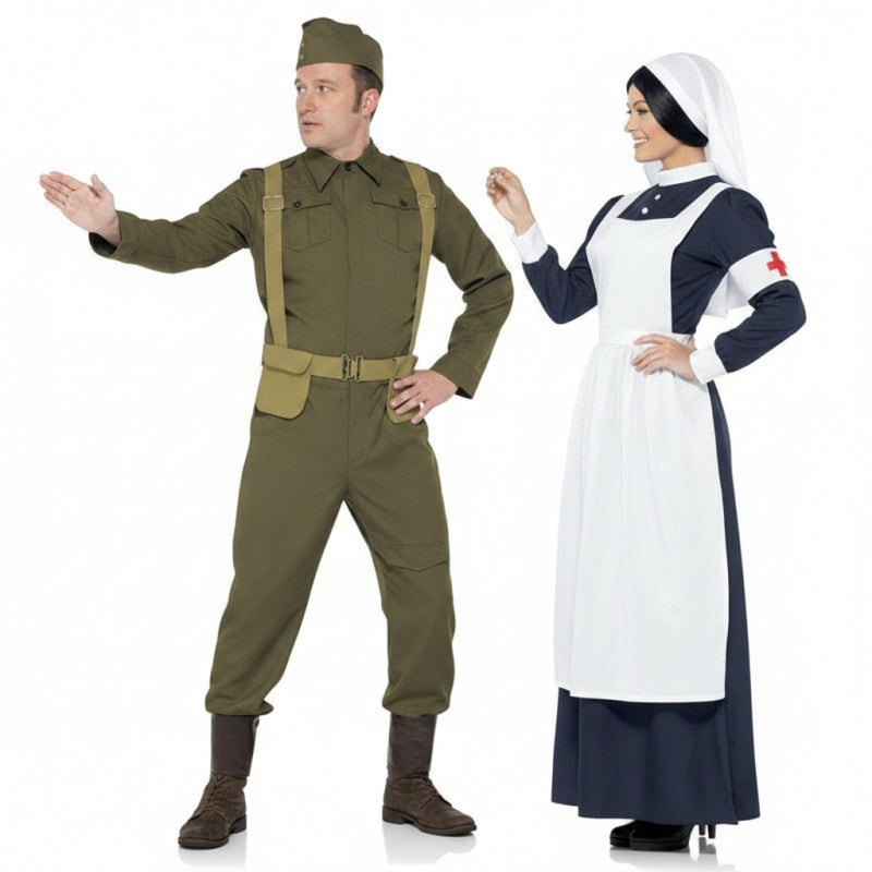 Pareja de Segunda Guerra Mundial