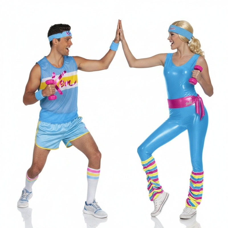 Pareja de Barbie y Ken Deportistas