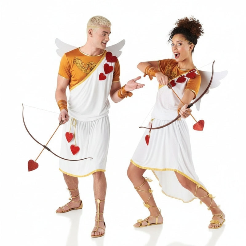 Pareja de Dios y Diosa Cupido