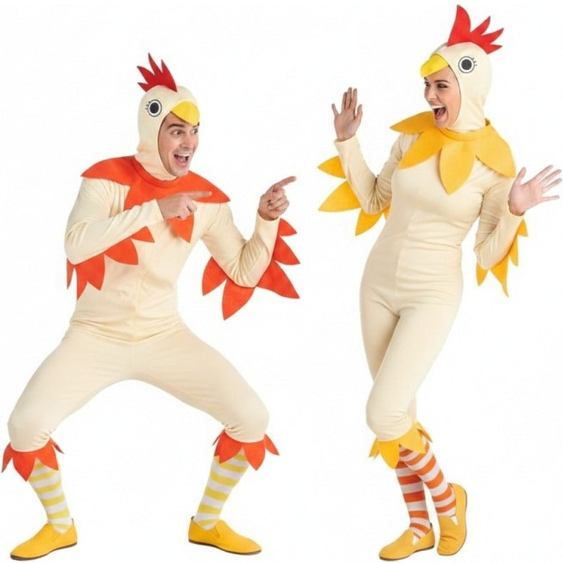 Pareja de Gallo y Gallina Deluxe