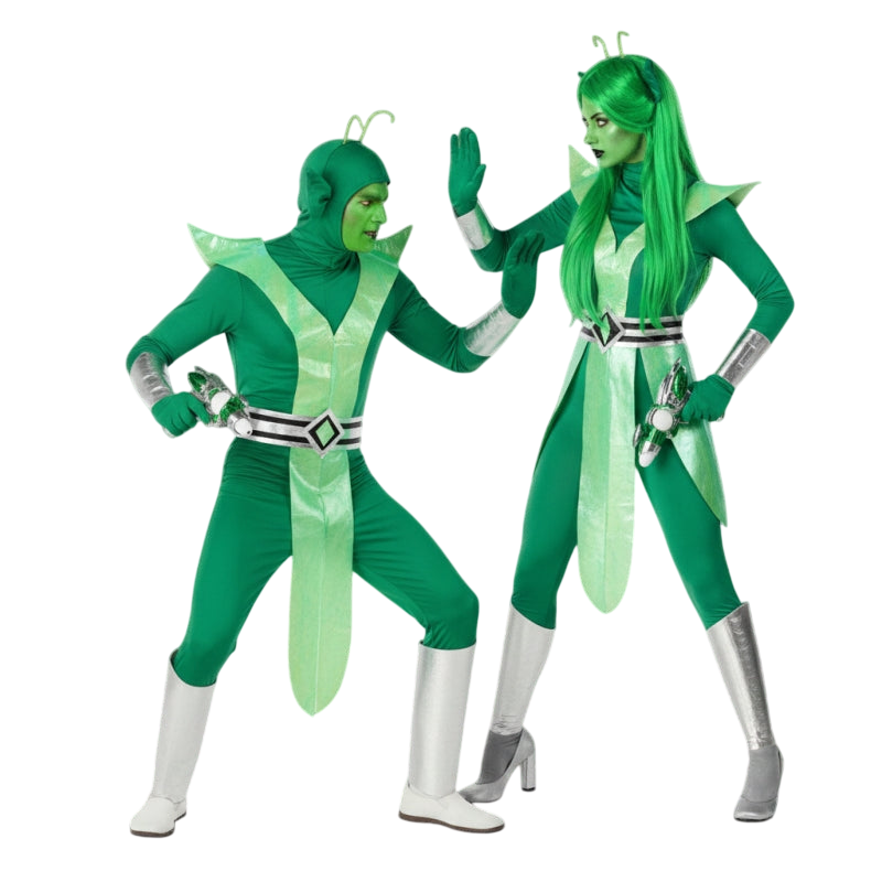 Pareja de Alienígenas Verdes