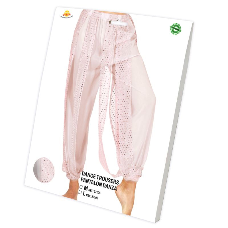 Pantalón de disfraz Danza Del Vientre Blanco para mujer Packaging