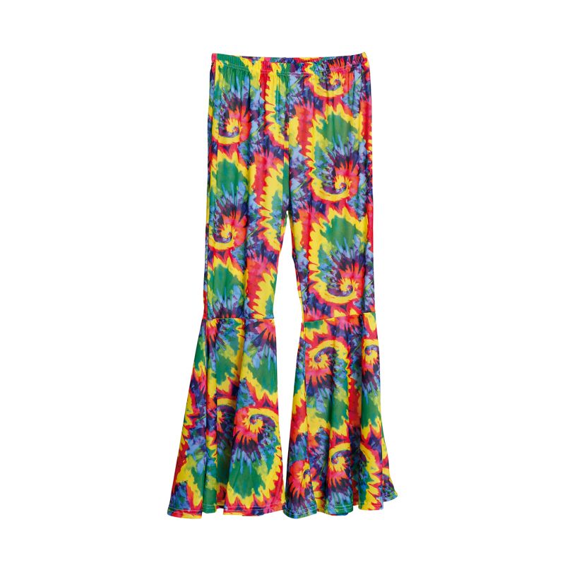 Pantalón de disfraz Hippie Estampado para mujer Bis
