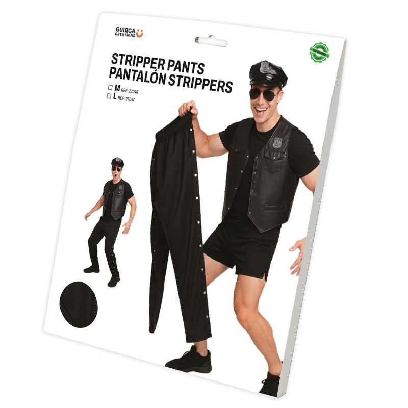 Pantalón de disfraz Stripper para hombre Packaging