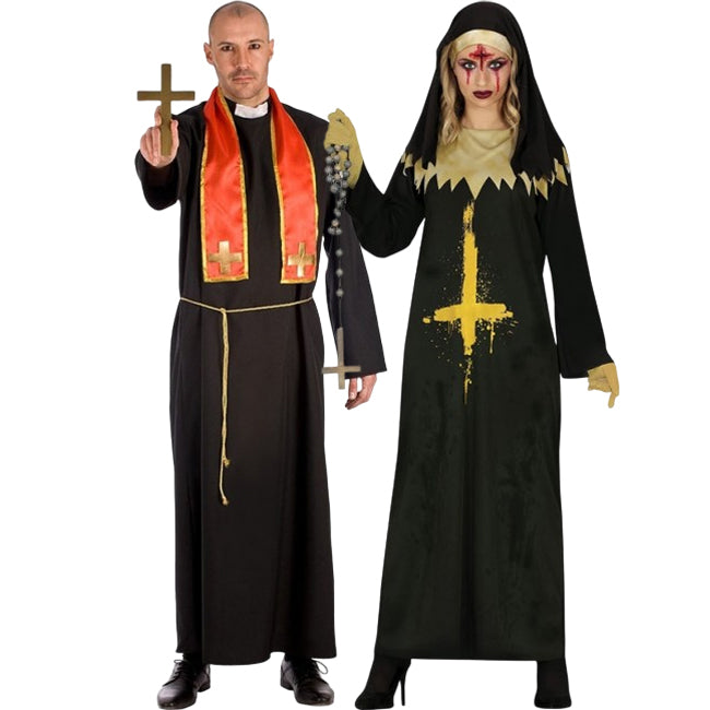 Pareja de Cura y Monja Endemoniada