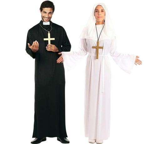 Cura y Monja Novicia para disfrazarte en pareja