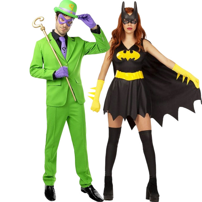 Pareja de Enigma y Batgirl de Gotham