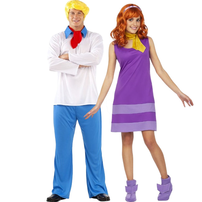 Pareja de Fred Jones y Daphne de Scooby Doo