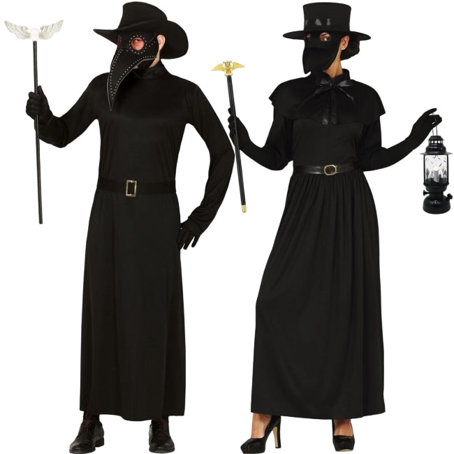 Pareja de Médicos de la Peste Negra