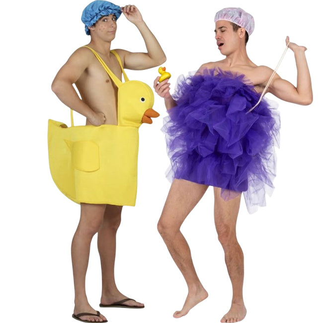 Pareja de Patito y Esponja de baño 2