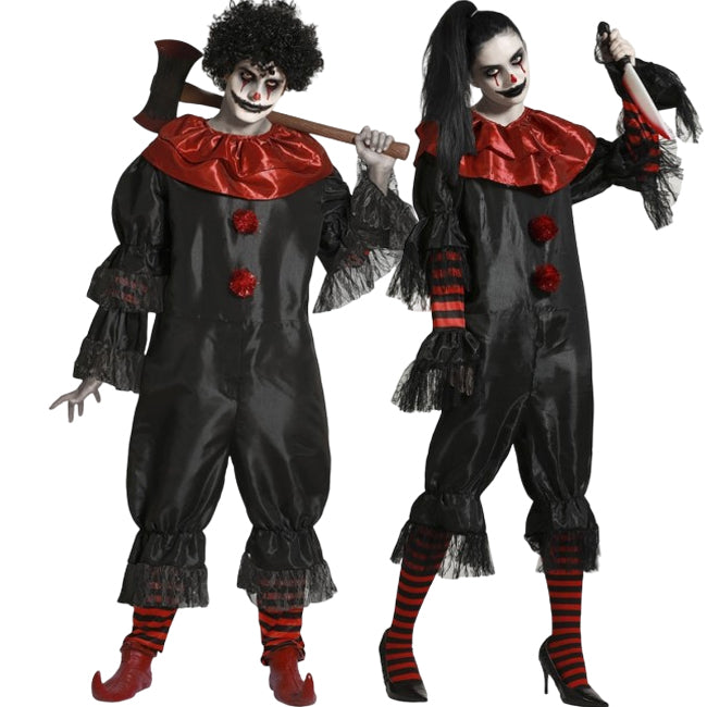 Pareja de Payasos Negros Asesinos