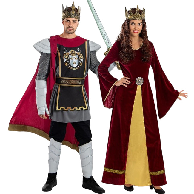 Pareja de Rey Arturo y Lady Ginebra
