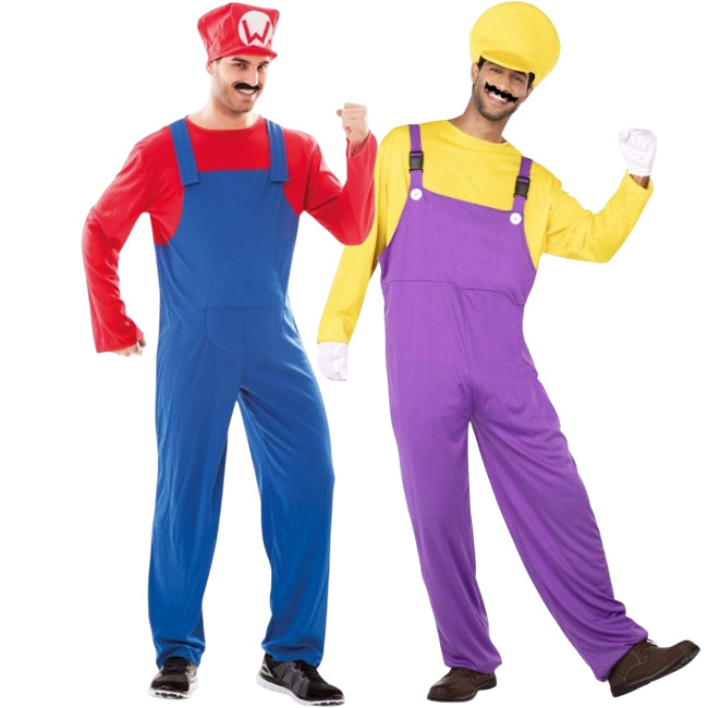 Súper Mario y Wario para disfrazarte en pareja