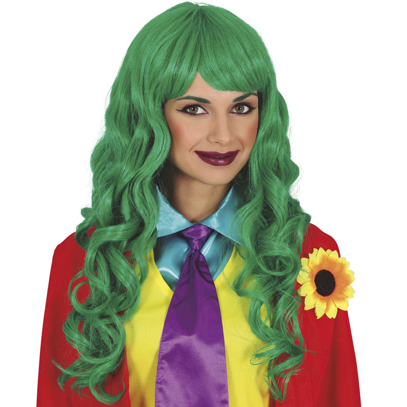 Peluca Melena Verde Joker