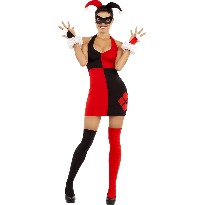 Disfraz de Harley Quinn con vestido para mujer Bis