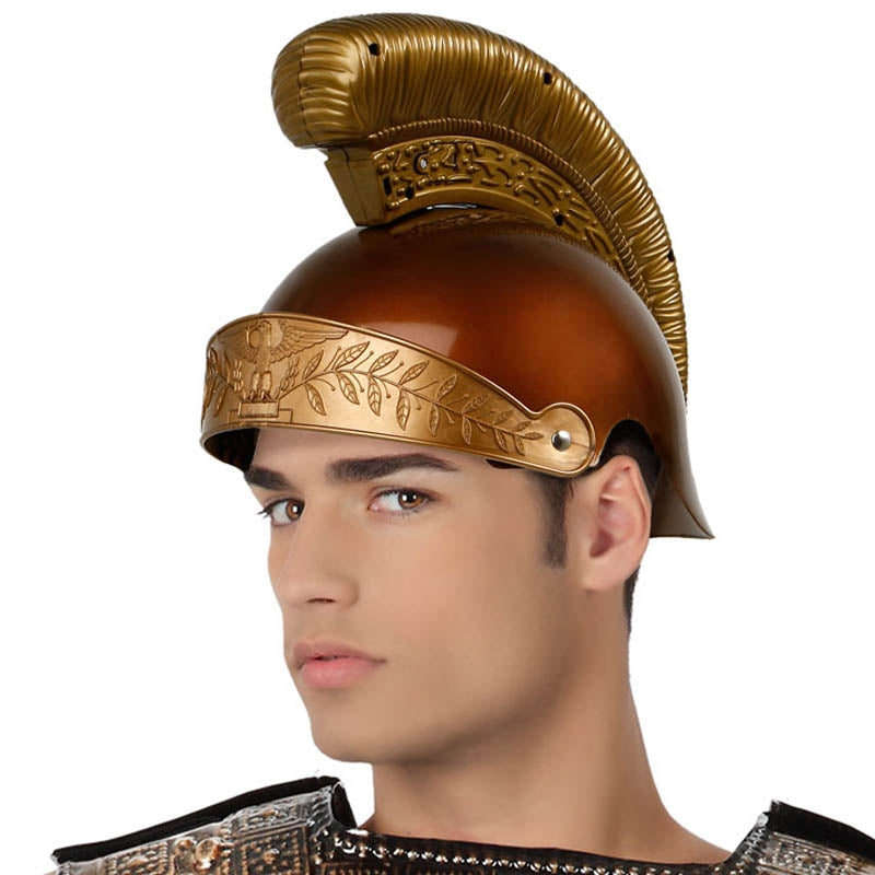 Casco Romano Dorado