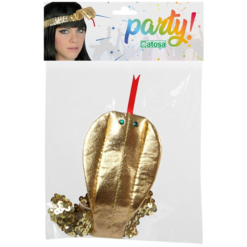 Diadema Egipcia con serpiente Packaging
