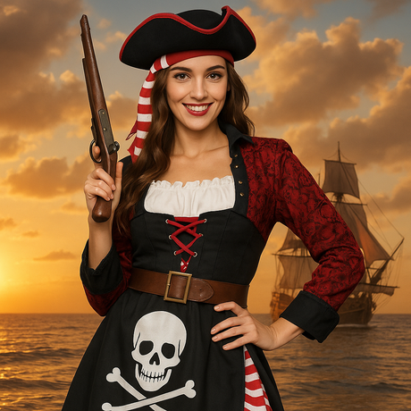 Disfraces Piratas, bucaneras y corsarias para mujer