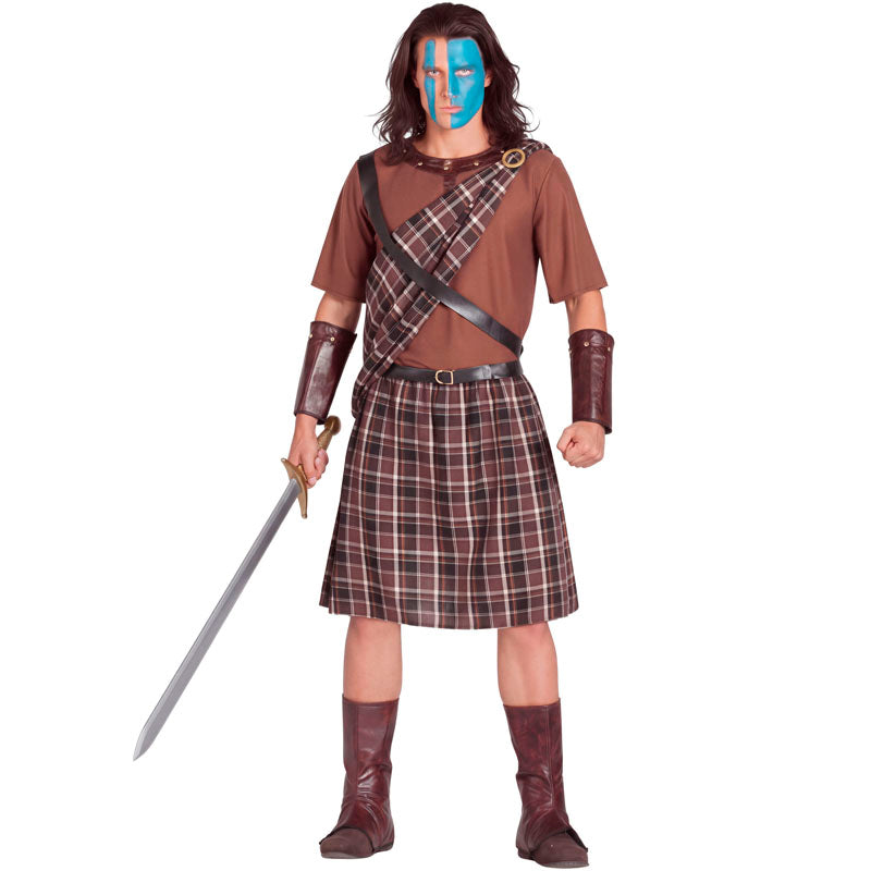 Disfraz de Braveheart para hombre Bis
