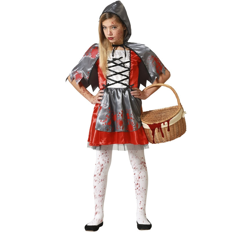 Disfraz de Caperucita poseída para niña