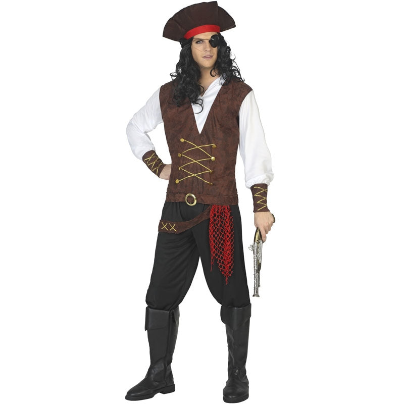 Set De Accesorios Pirata De 5 Piezas – Pañuelo, Cinturón, Parche, Collar Y Anillo, Ideales Para Fiestas Temáticas Y Disfraces