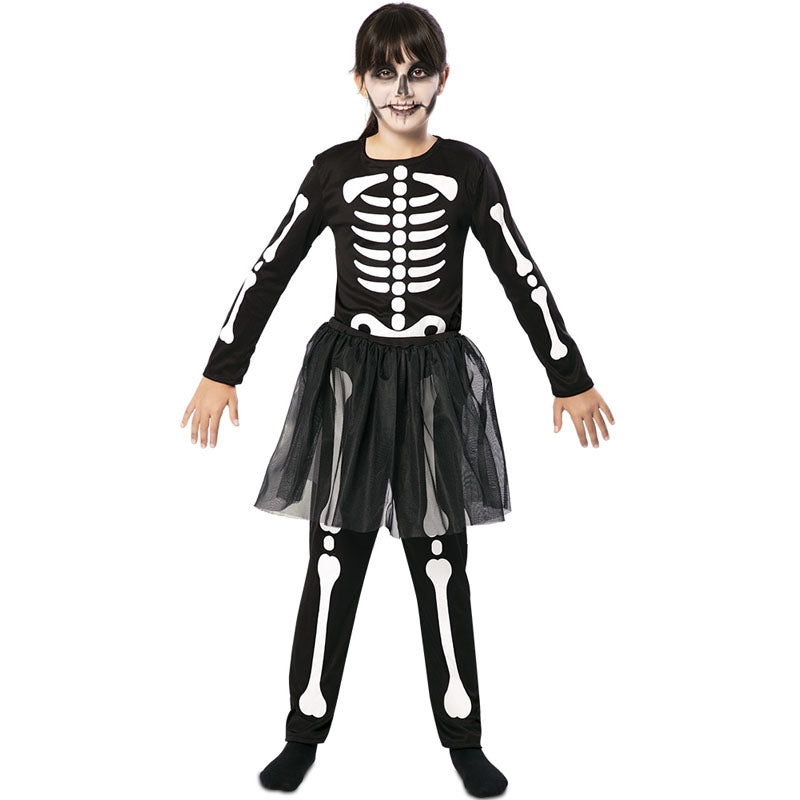Disfraz de Esqueleto clásico con tutú para niña